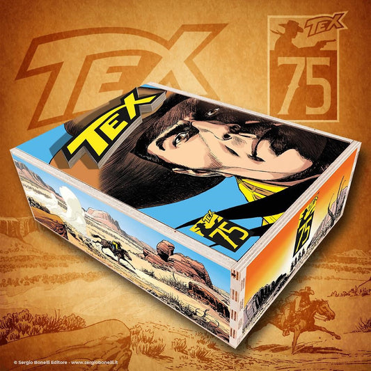 Tex 75. Box Legno. Con Shopper In Tela, Cartolina - Frediani Graziano; Boselli Mauro; Giusfredi Giorgio