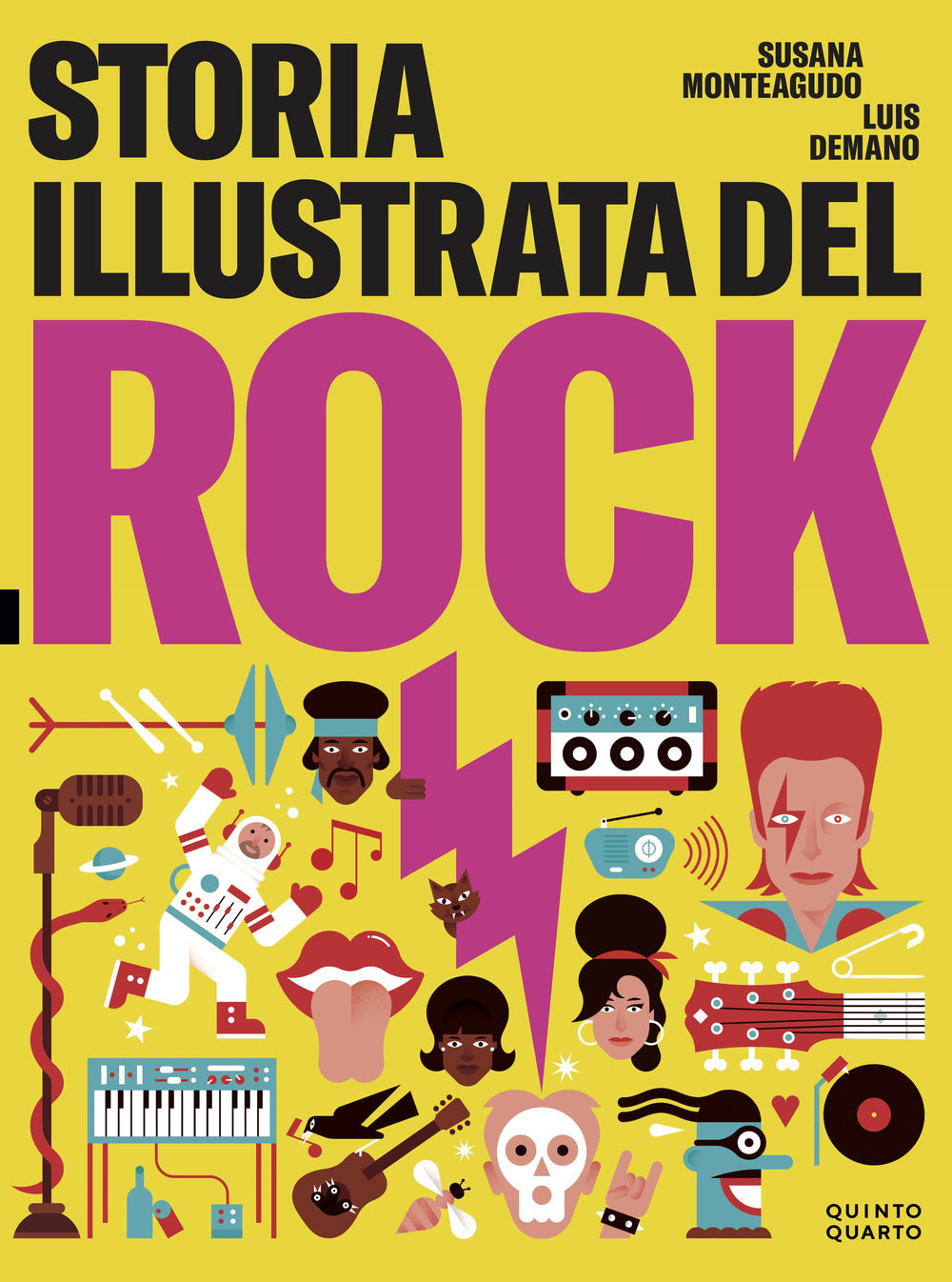 Storia Illustrata Del Rock. Ediz. A Colori - Monteagudo Susana; Demano Luis