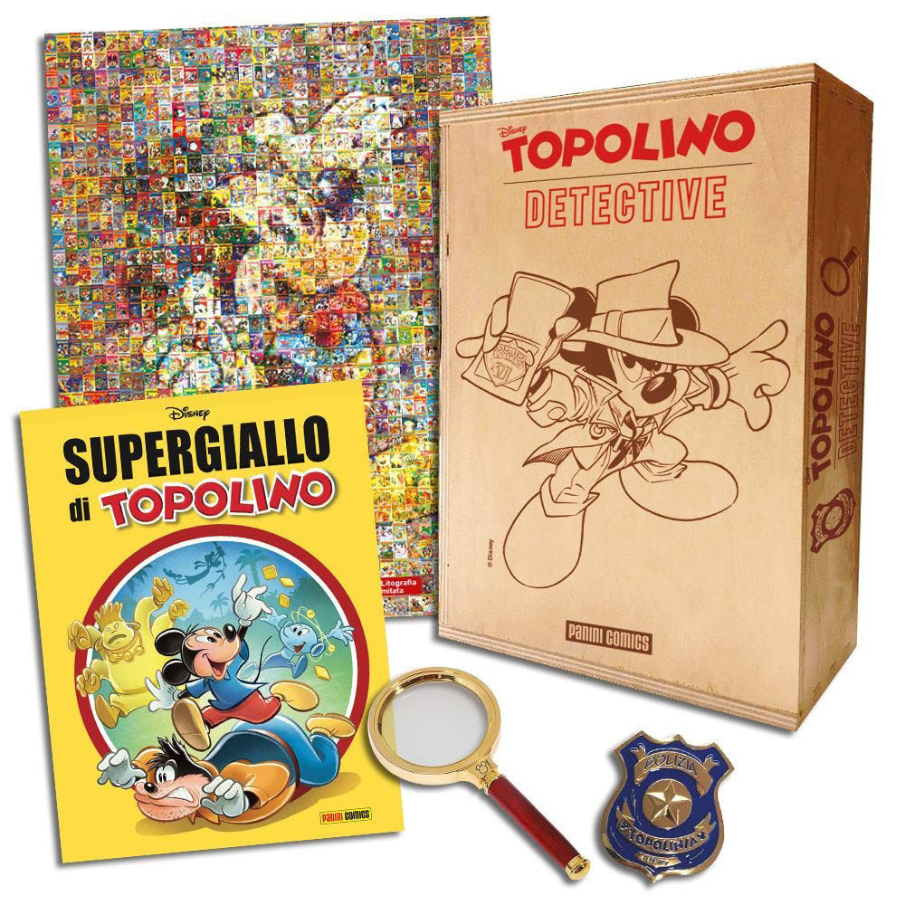 Topolino Detective. Box. Con Lente D'ingrandimento -