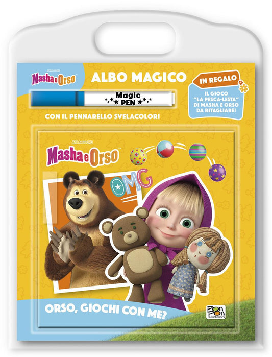 Orso, Giochi Con Me? Masha E Orso. Albo Magico. Ediz. A Colori. Con Pennarello S - Carati Elisa
