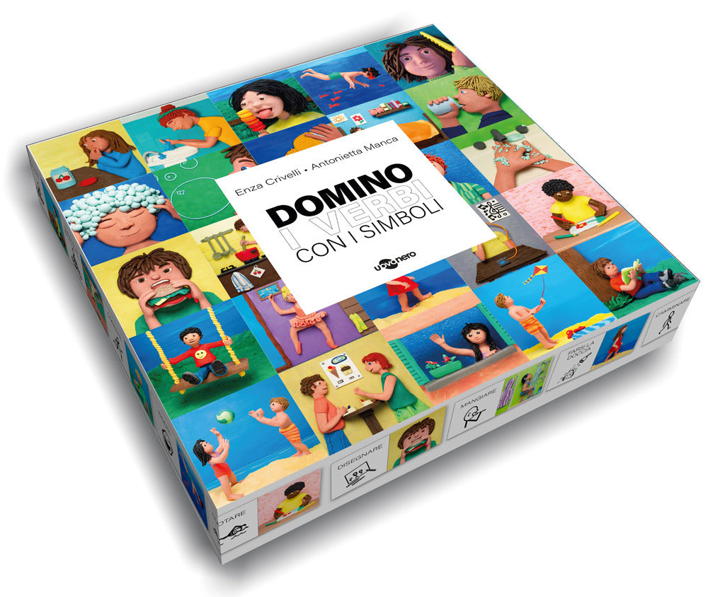 Domino I Verbi Con I Simboli. Con 28 Tessere - Crivelli Enza
