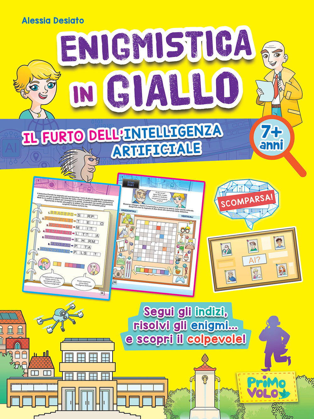 Enigmistica In Giallo. Il Furto Dell'intelligenza Artificiale - Desiato, Alessia