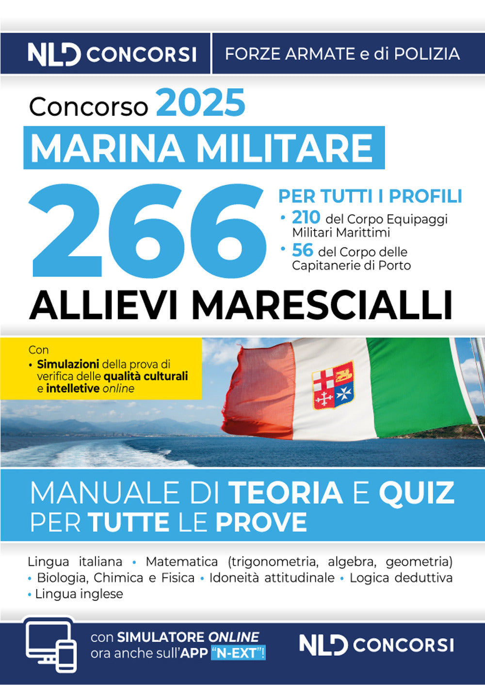 Concorso Per L'ammissione Di 266 Allievi Marescialli Della Marina Militare 2025 Con Teoria e Quiz -