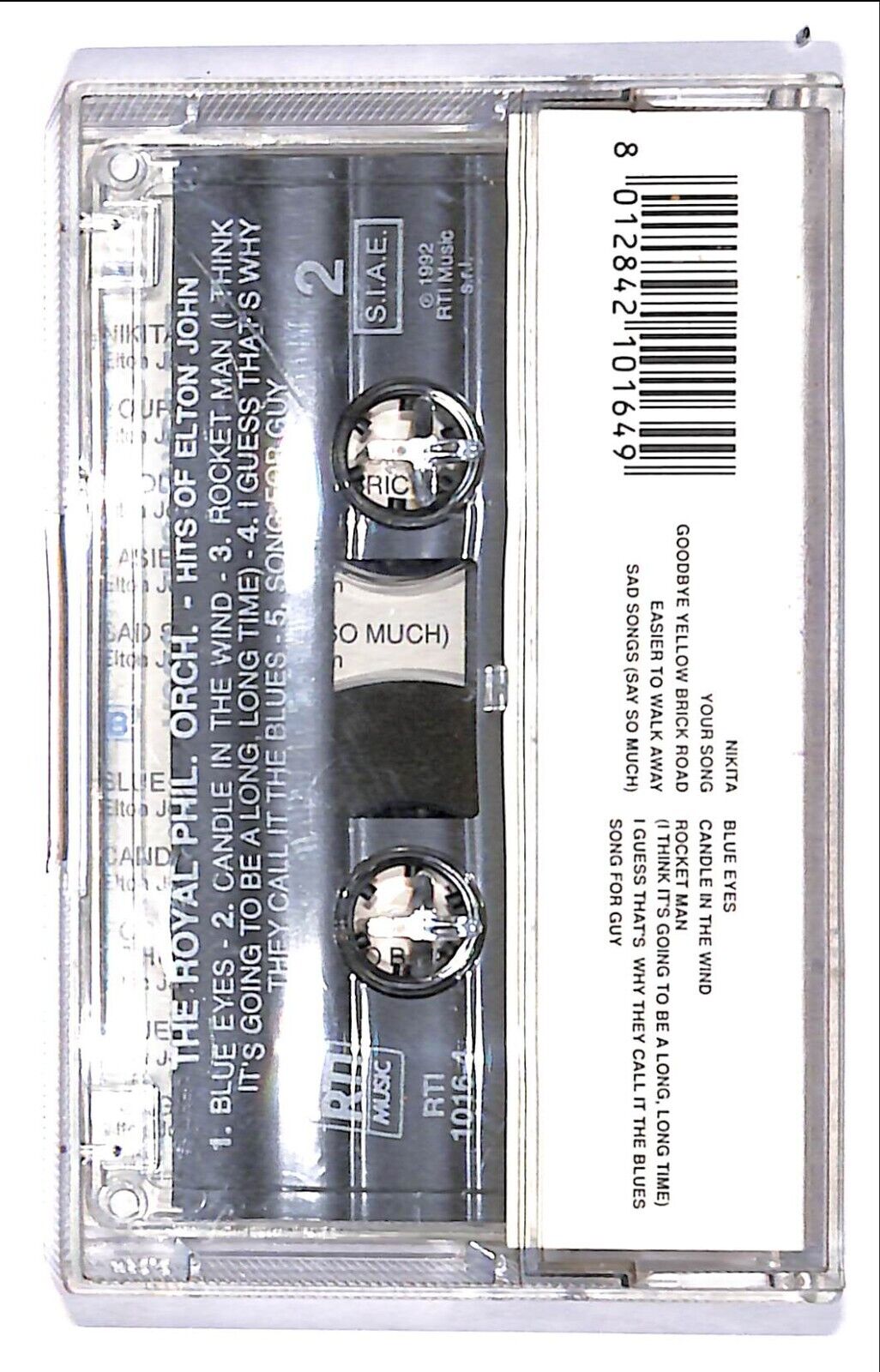 EBOND The Royal Philharmonic Plays The Hits Of Elton John Cassetta CA000095