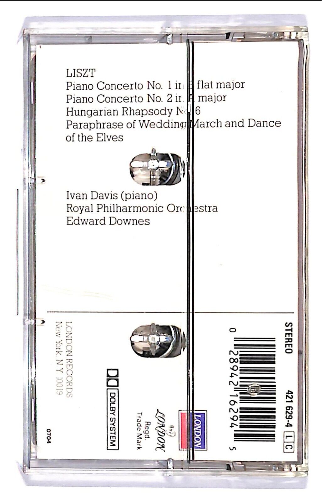 EBOND Liszt - Piano Concertos 1 & 2 Cassetta CA000179