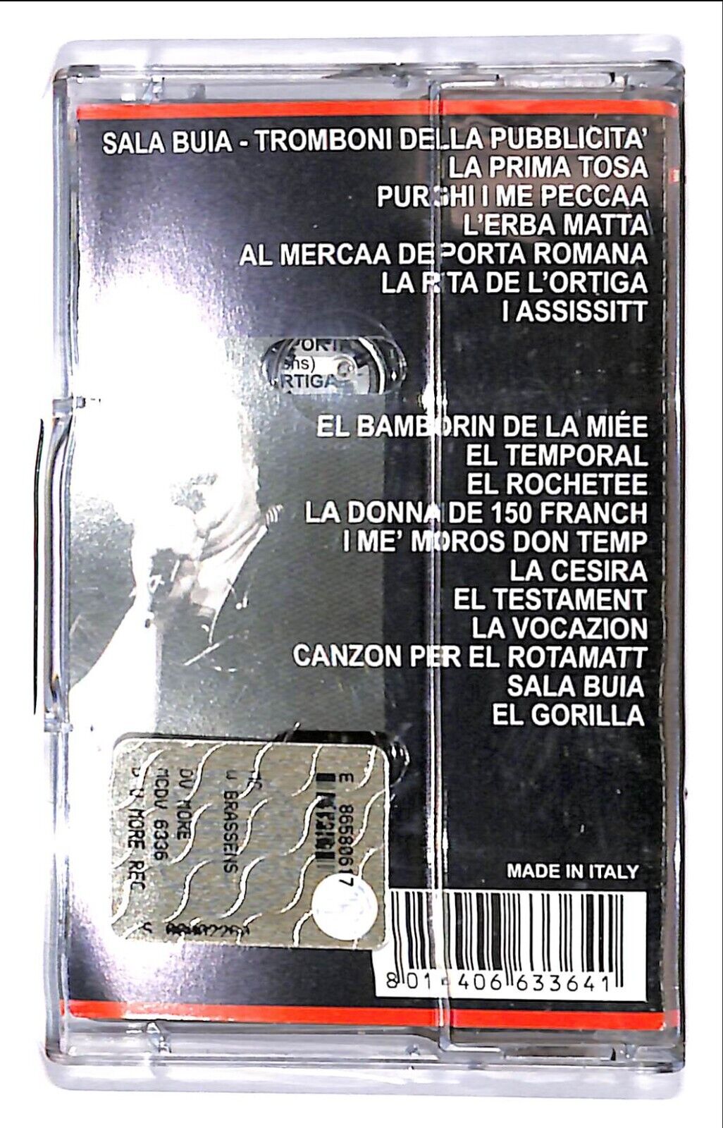 EBOND Nanni Svampa - W Brassens! Cassetta CA000273