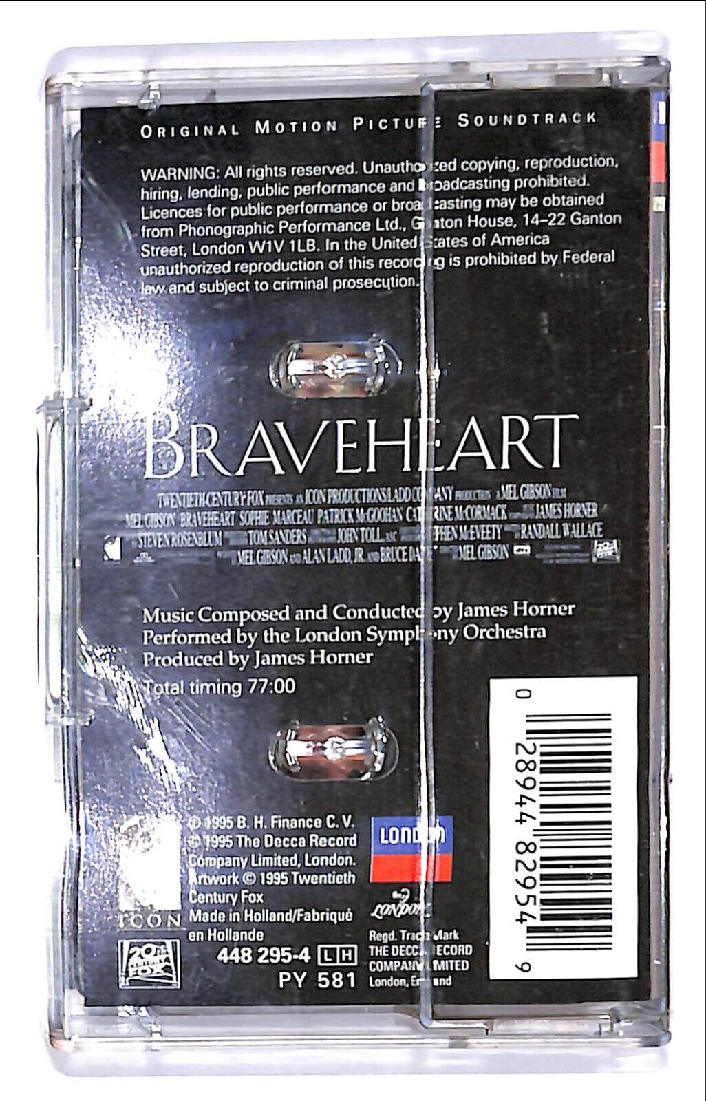 EBOND James Horner - Braveheart Cassetta