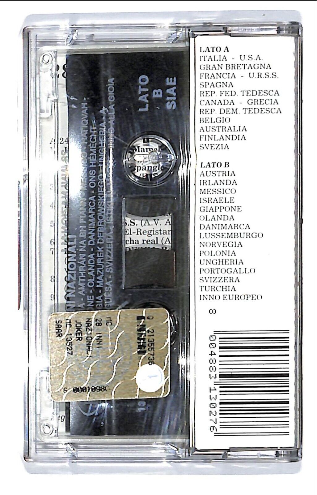 EBOND Banda Europea - 28 Inni Nazionali Cassetta CA000343