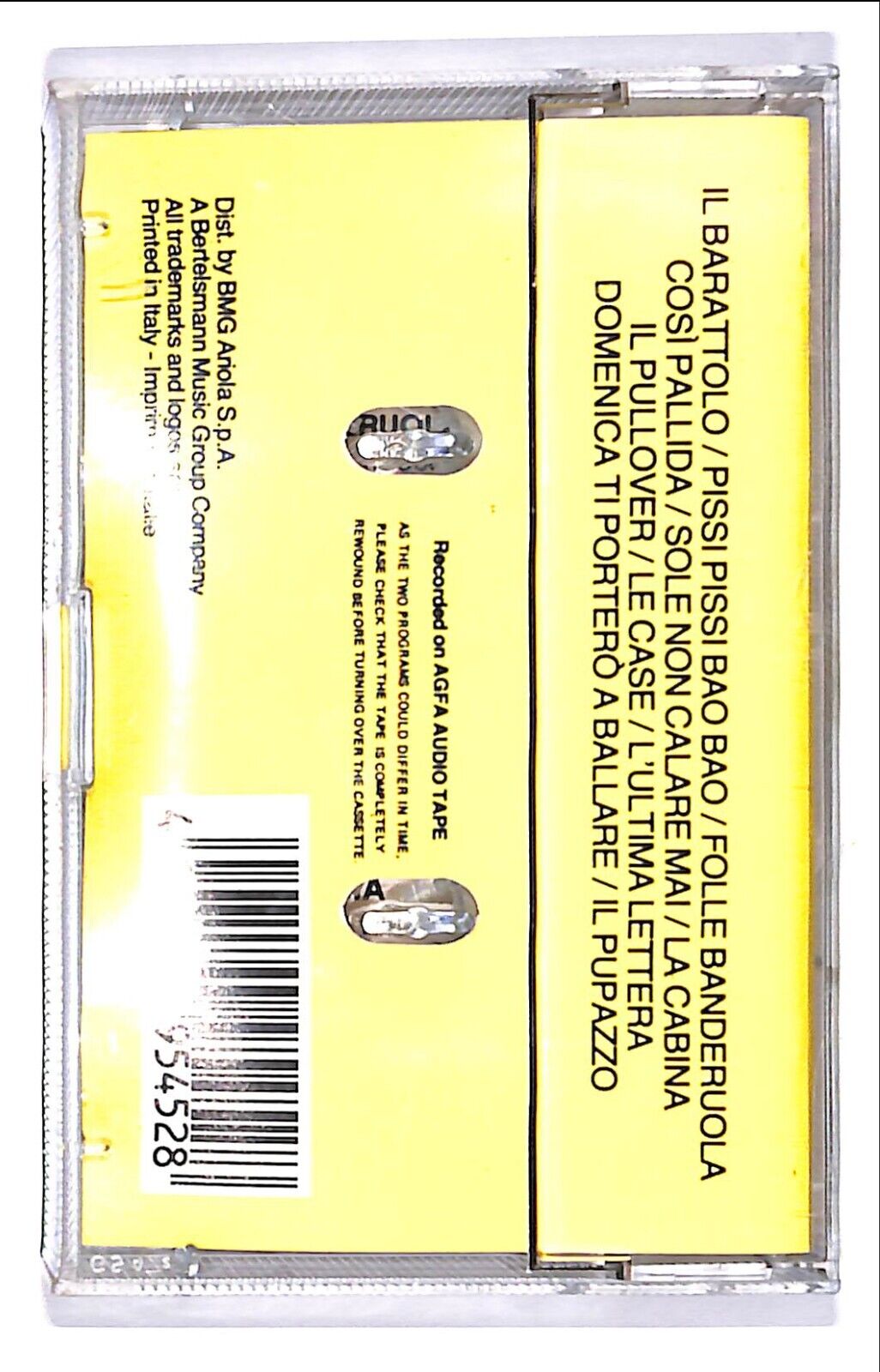 EBOND Gianni Meccia - Le Canzoni Di Gianni Meccia Cassetta CA000484