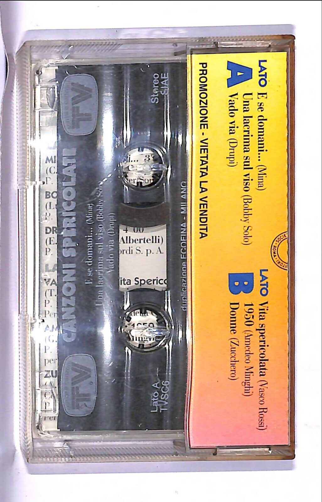EBOND Various - Canzoni Spericolate Cassetta CA000673