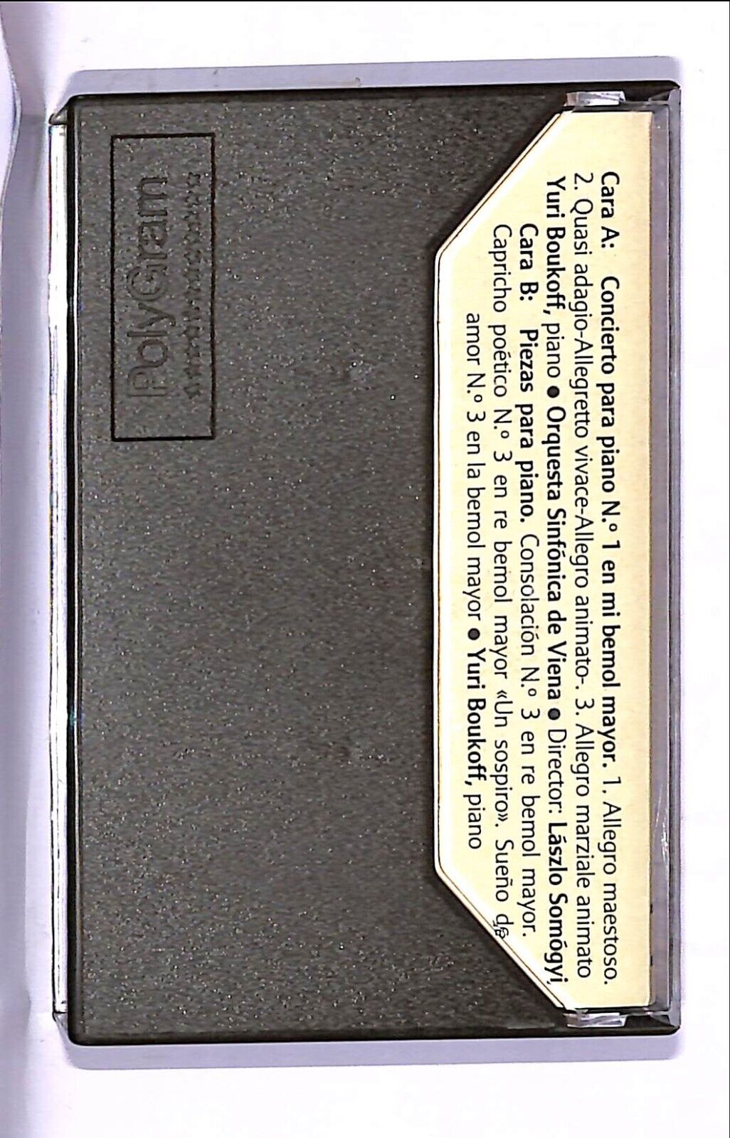 EBOND Franz Liszt - Concierto Para Piano N.1 Cassetta CA000747