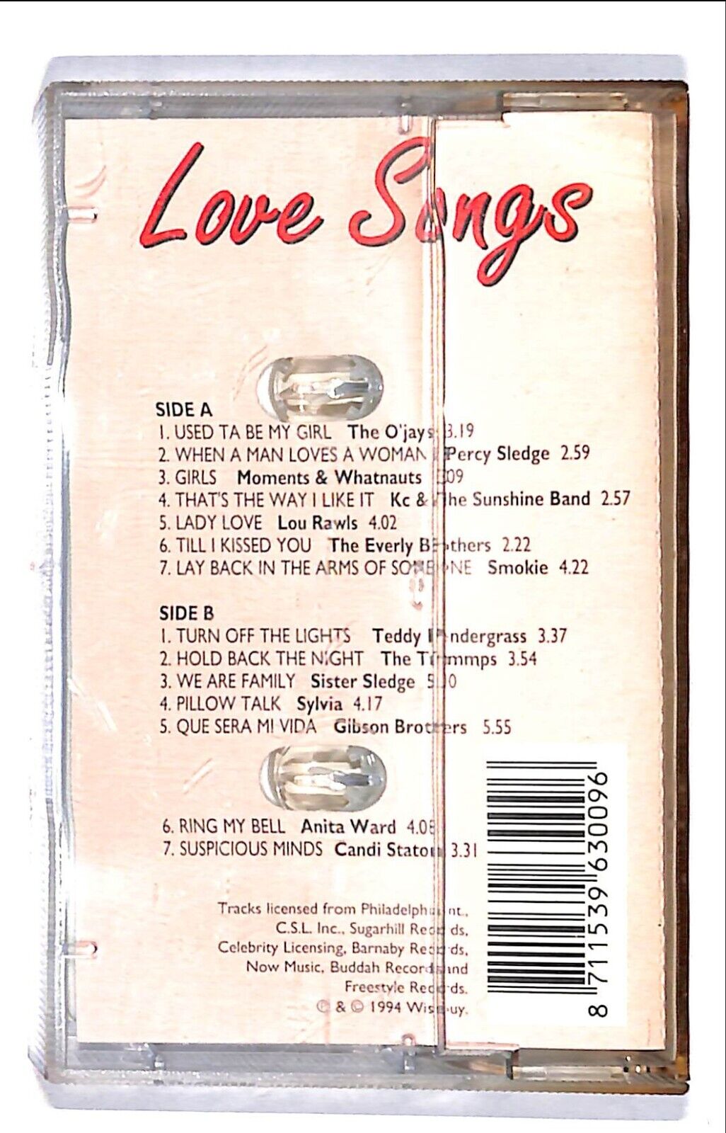 EBOND Various - Love Songs Cassetta CA000778