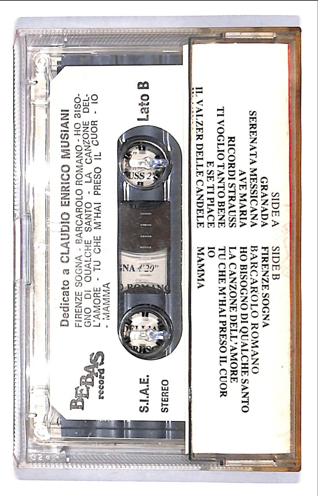 EBOND Enrico Musiani - Dedicato A Claudio Cassetta CA000780