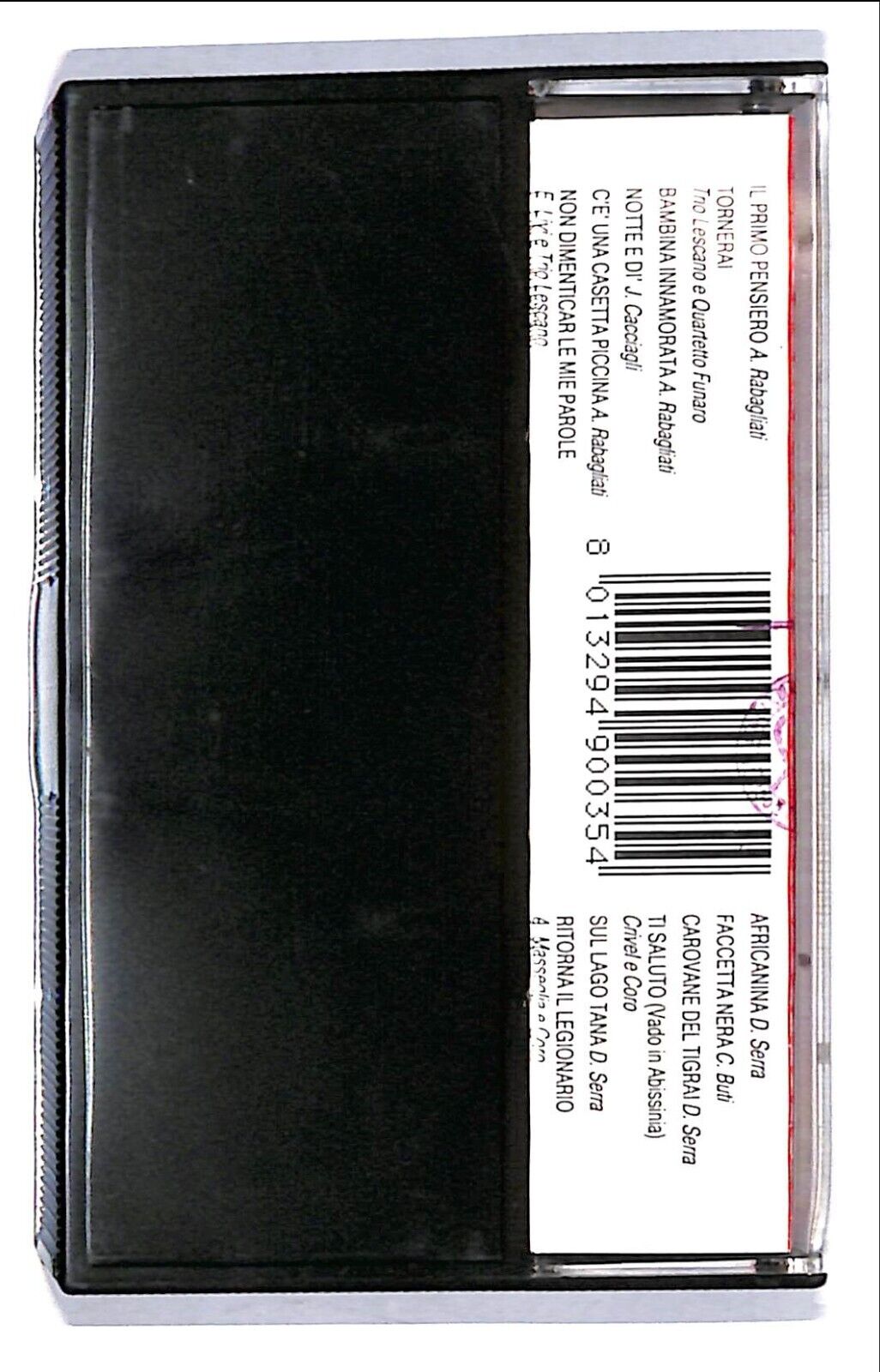 EBOND Various - Non Dimenticare Le Mie Parole Cassetta CA000782