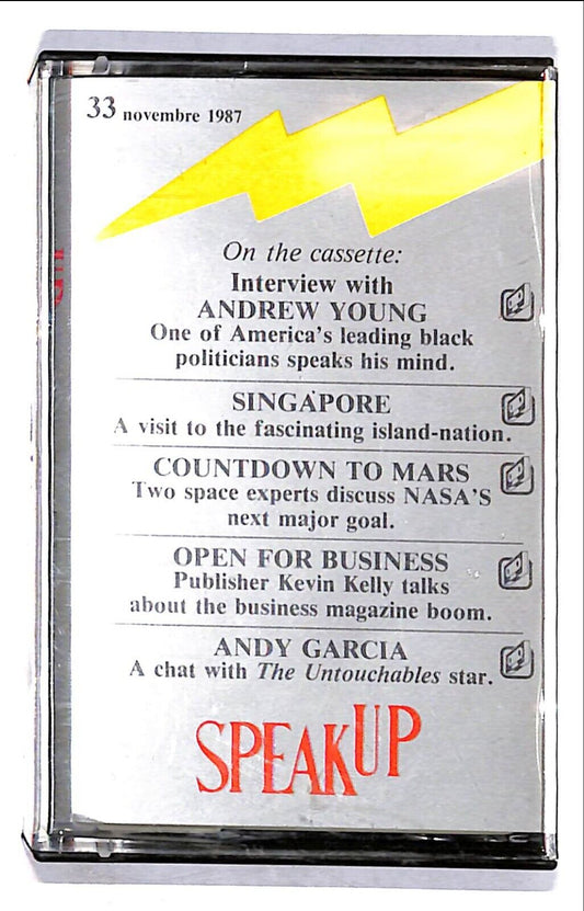 EBOND Various - Speakup 33 Novembre 1987 Cassetta CA000876