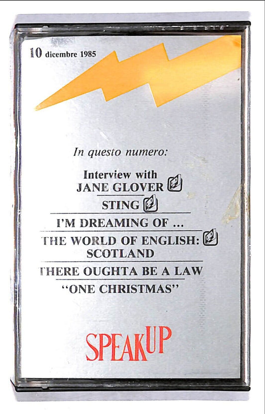 EBOND Various - Speakup 10 Dicembre 1985 Deagostini Cassetta CA000879
