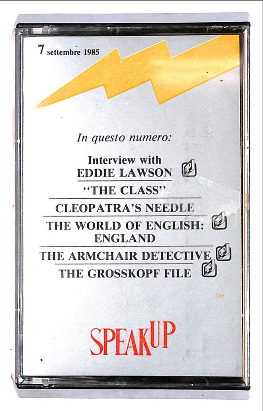 EBOND Various - Speakup 7 Settembre 1985 Deagostini Cassetta CA000884