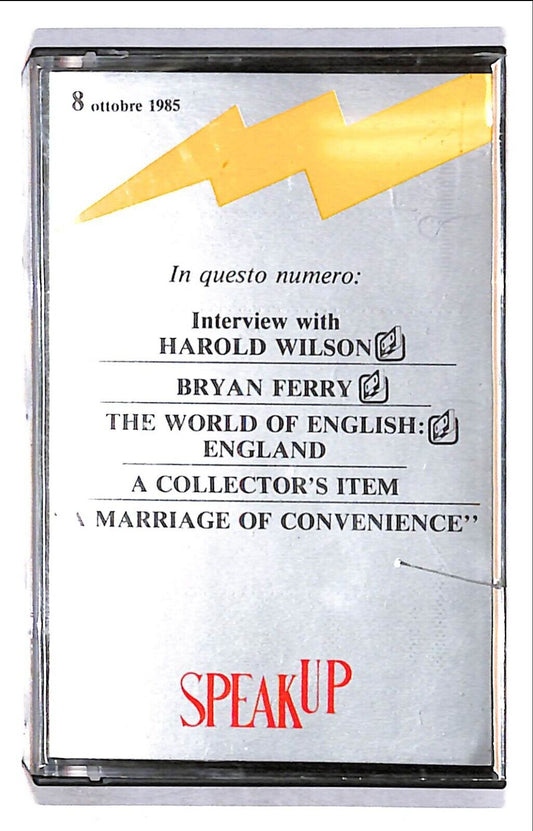 EBOND Various - Speakup 8 Ottobre 1985 Deagostini Cassetta CA000885
