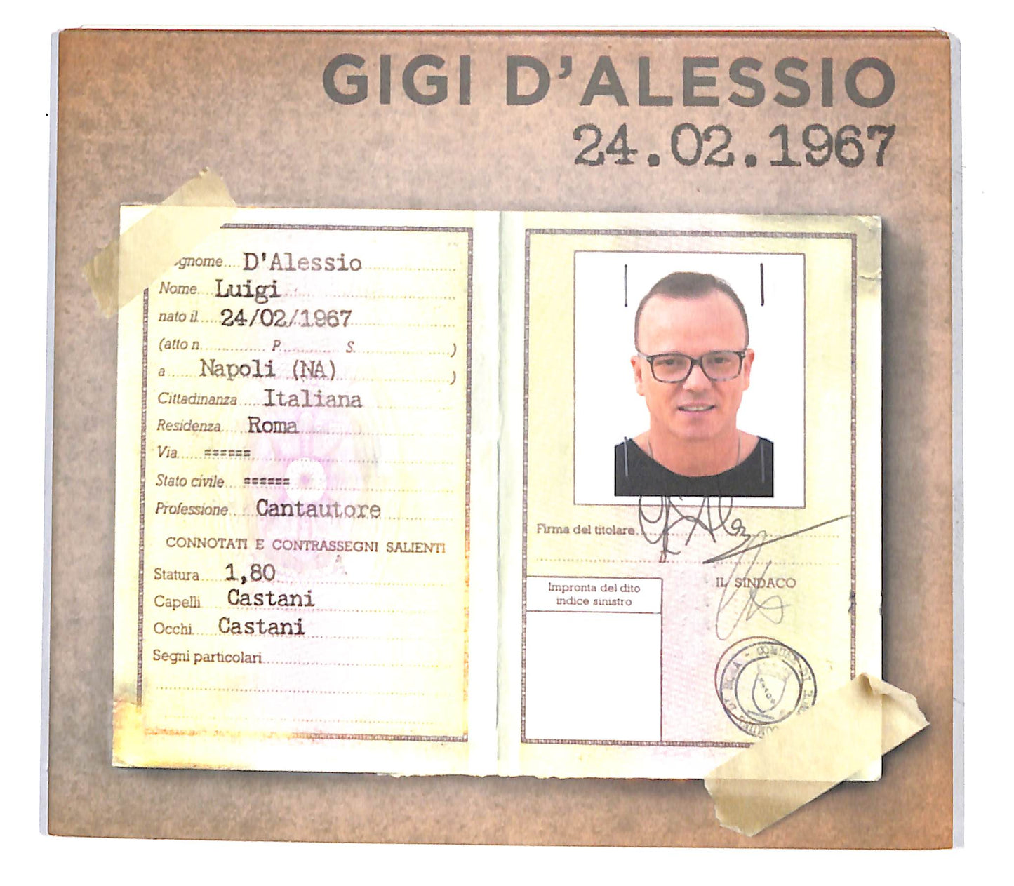 EBOND Gigi D'Alessio - 24.02.1967 DIGIPACK CD CB033006