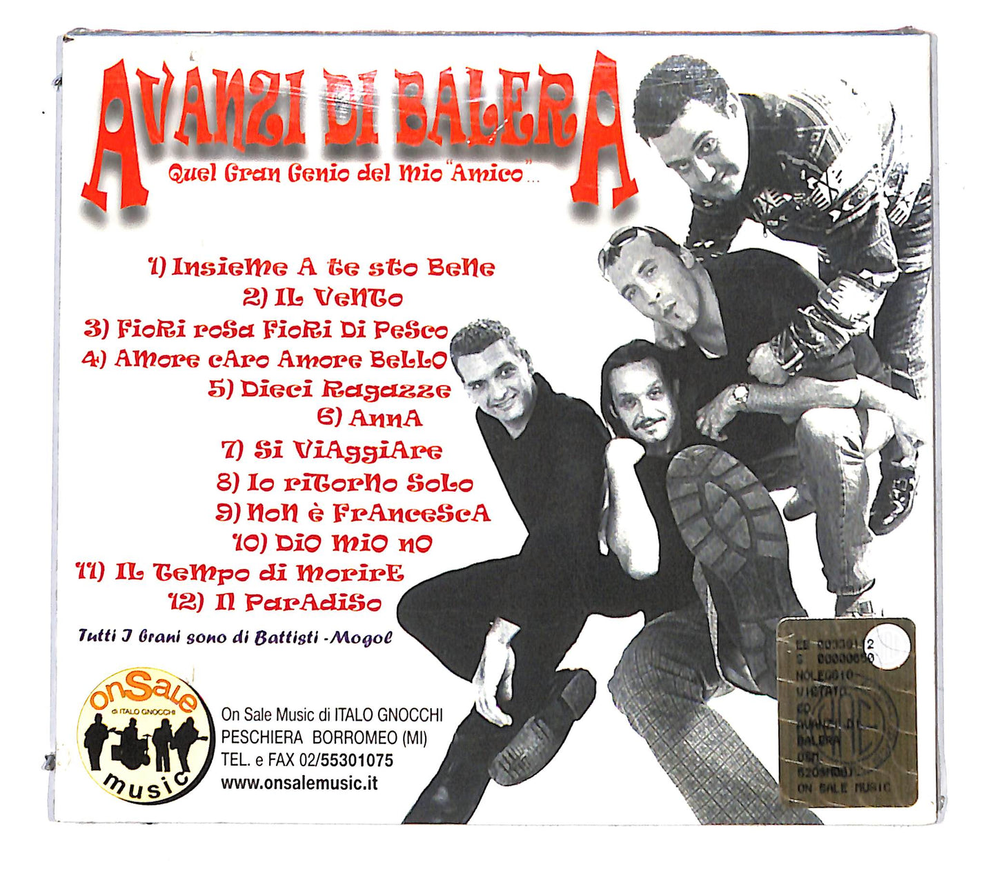 EBOND Avanzi di Balera - Quel Gran Genio Del Mio Amico CD CB033011
