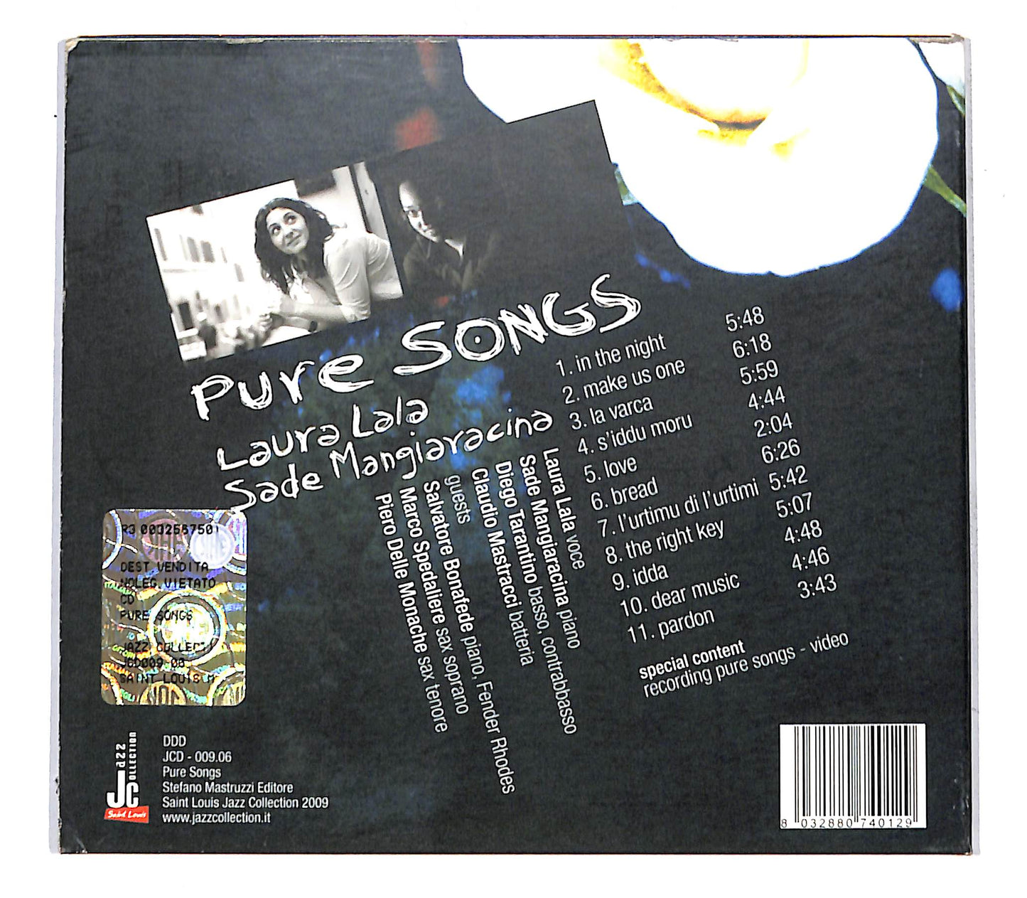 EBOND Laura Lala Sade Mangiaracina - Pure Songs CD CB033013