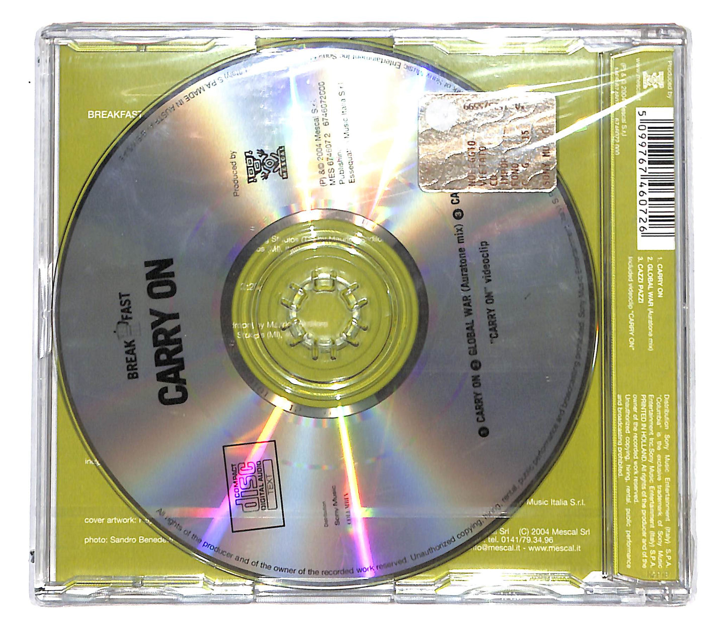 EBOND Breakfast - Carry On CD CB033022