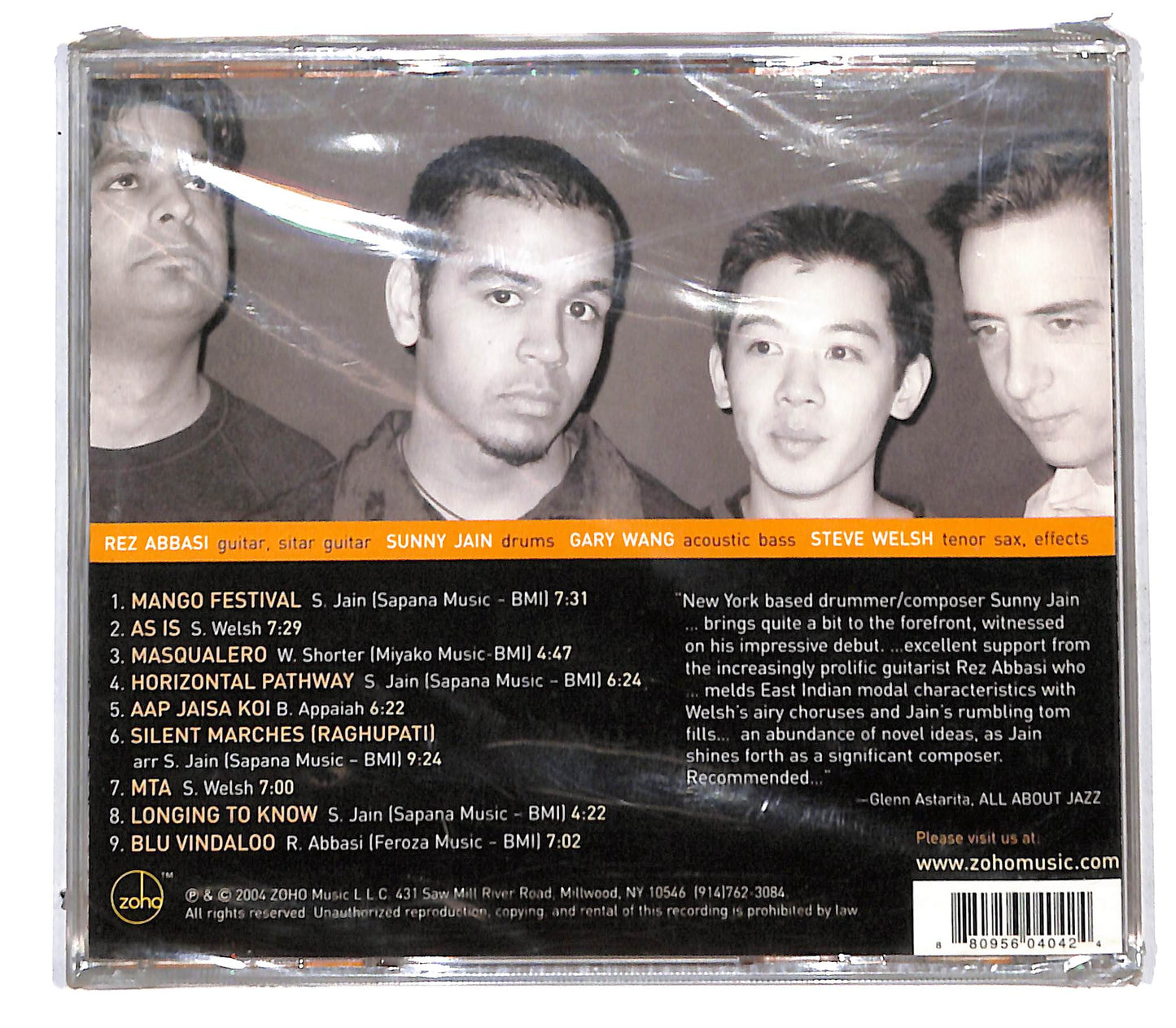 EBOND Sunny Jain Collective - Mango Festival CD CB033023
