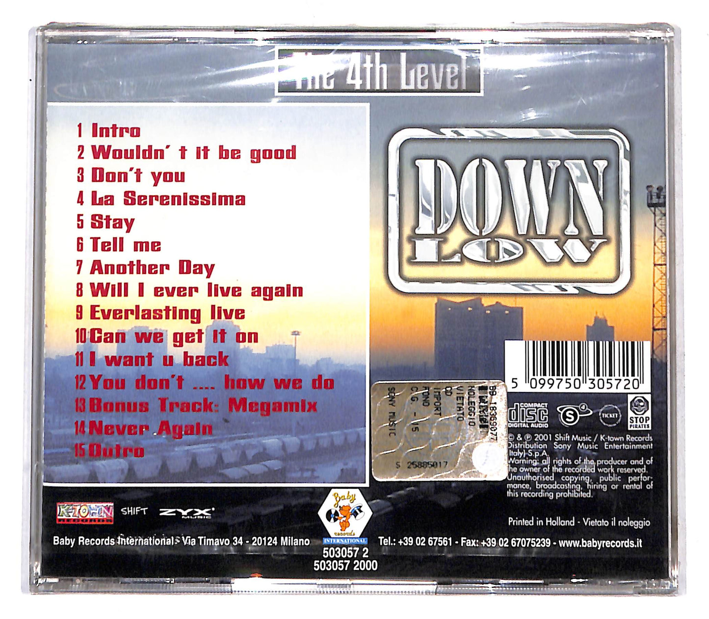 EBOND Down Low - The 4th Level CD CB033072