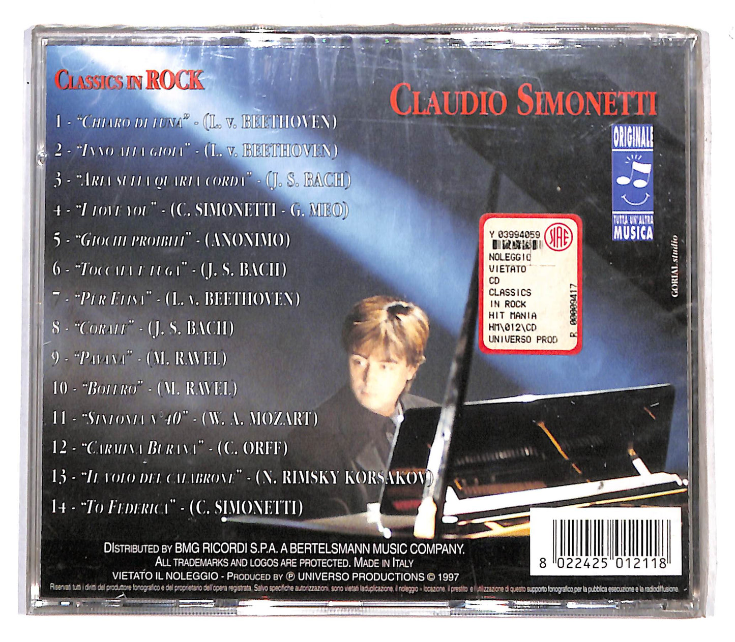 EBOND Claudio Simonetti - Classics In Rock CD CB033074