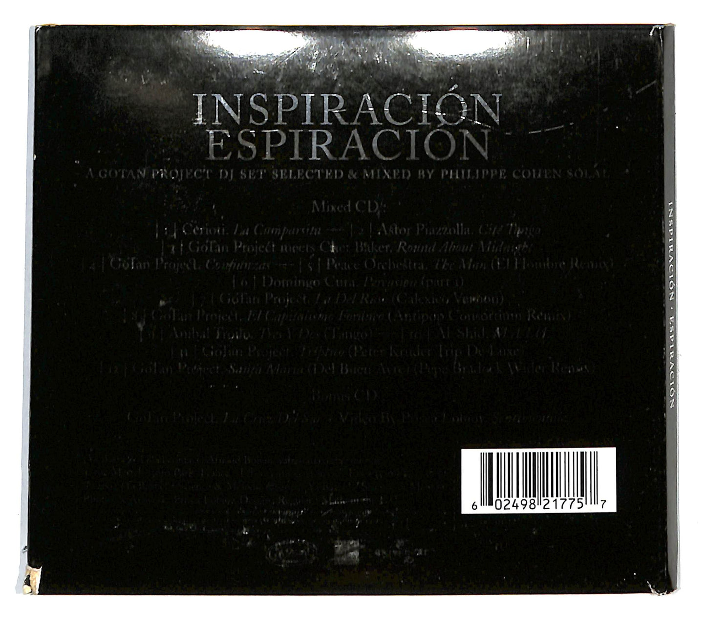 EBOND Gotan Project - Inspiracion - Espiracion CD CB034315