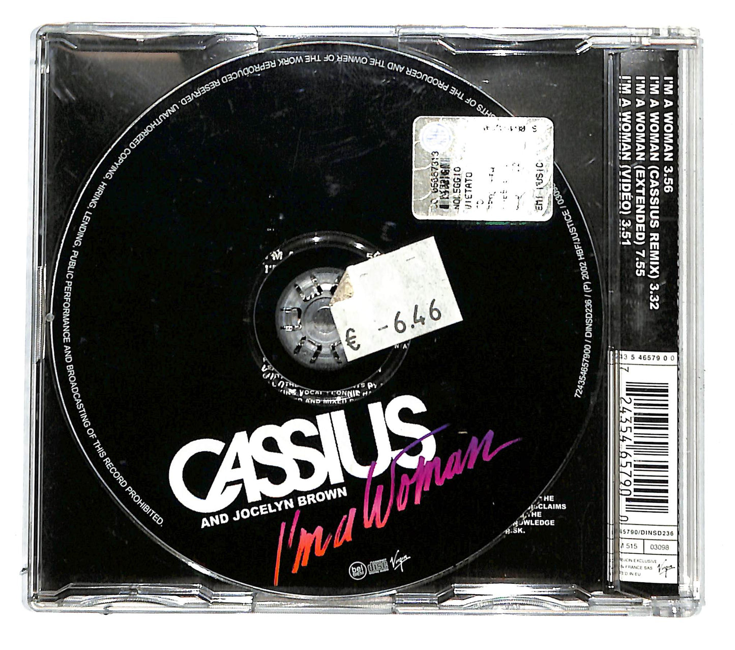 EBOND Cassius And Jocelyn Brown - I'm A Woman CD CB034316