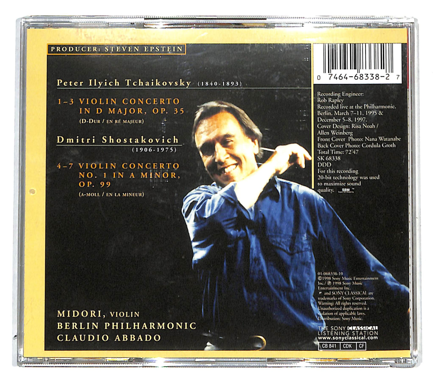 EBOND Tchaikovsky Shostakovich - Violin Concertos CD CB034319
