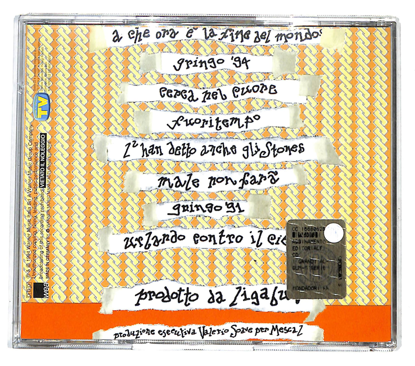 EBOND Ligabue - A Che Ora E La Fine Del Mondo? EDITORIALE CD CB034647