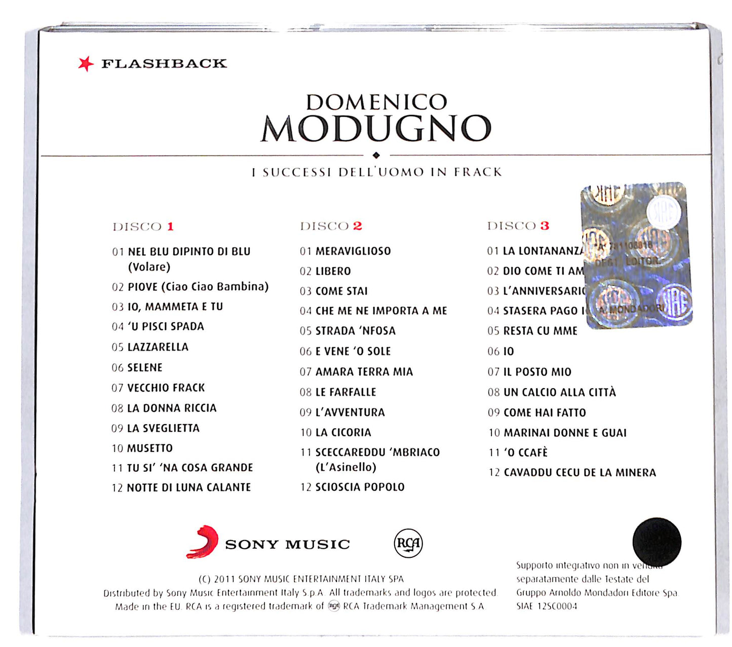 EBOND Domenico Modugno - I Successi Dell'Uomo In Frack CD CB036020