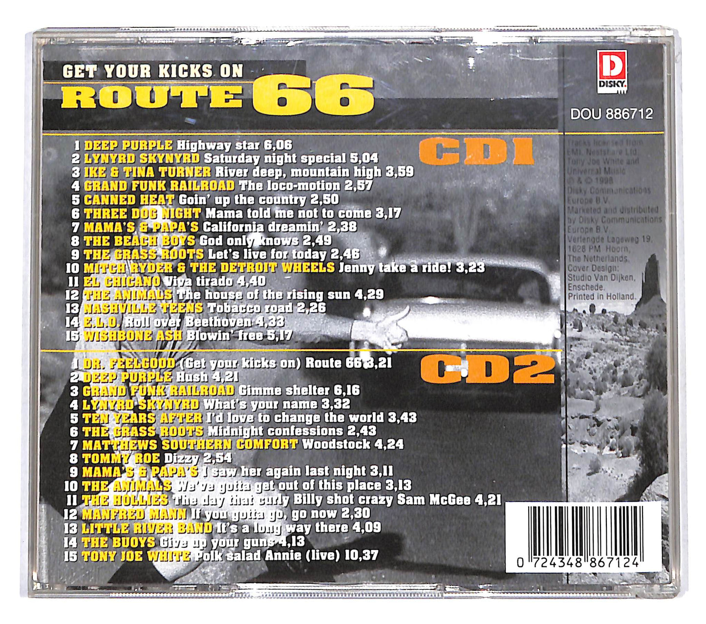 EBOND Various - Get Your Kicks On Route 66 CD CB036037