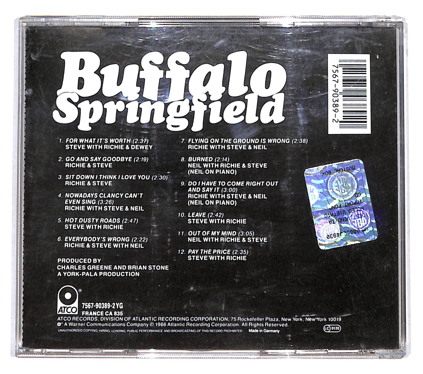 EBOND Buffalo Springfield - Buffalo Springfield CD CB036049