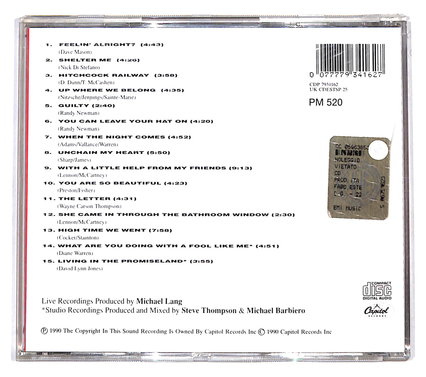 EBOND Joe Cocker - Joe Cocker Live CD CB036051