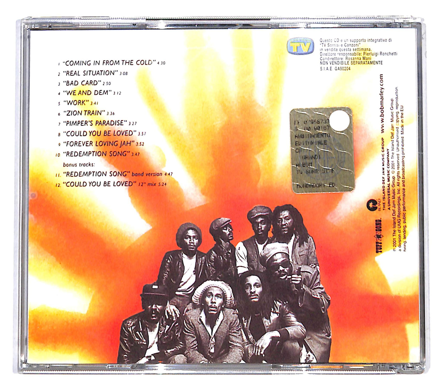 EBOND Bob Marley & The Wailers - Uprising EDITORIALE CD CB036060