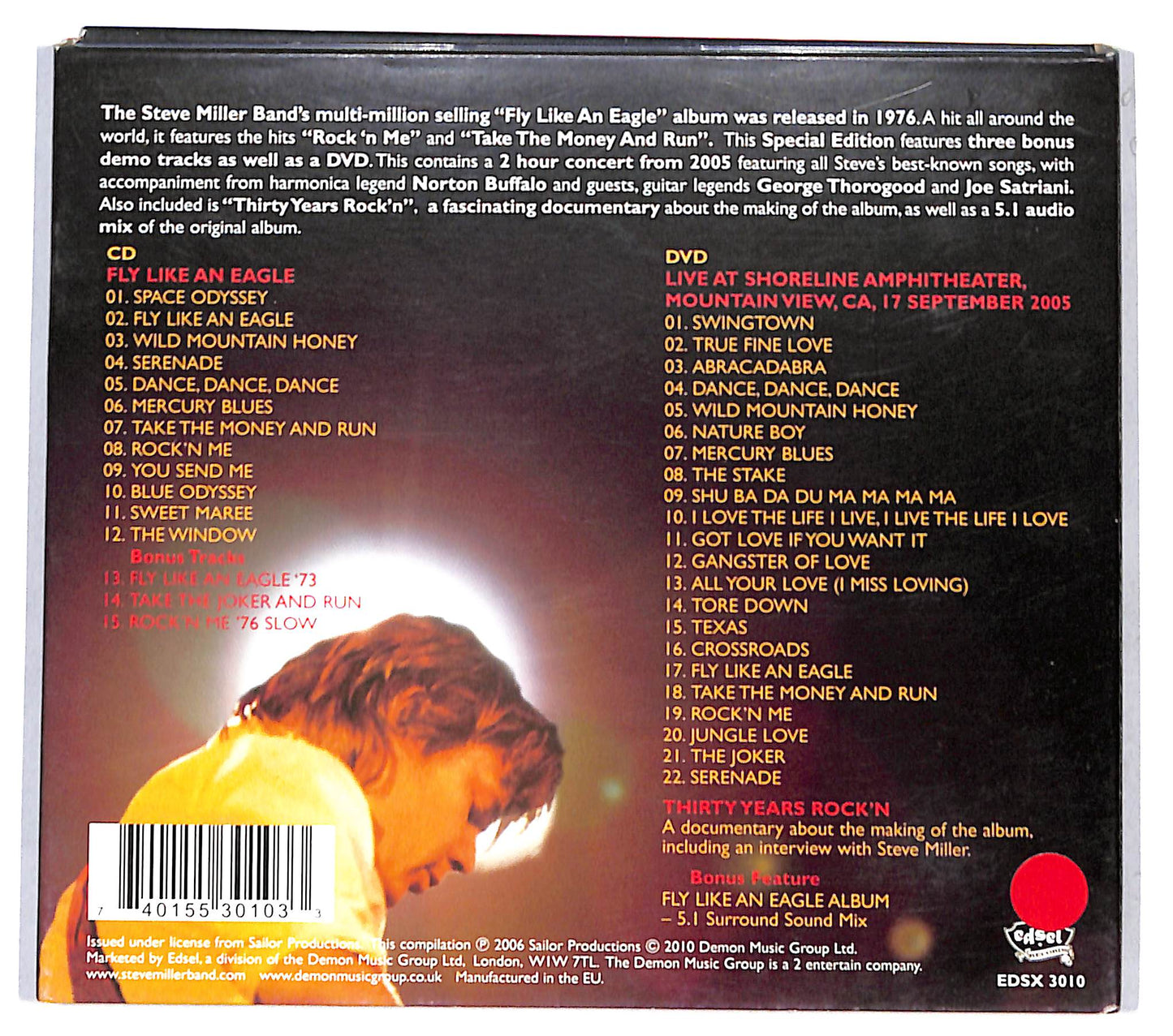 EBOND Steve Miller Band - Fly Like An Eagle DIGIPACK CD CB036062