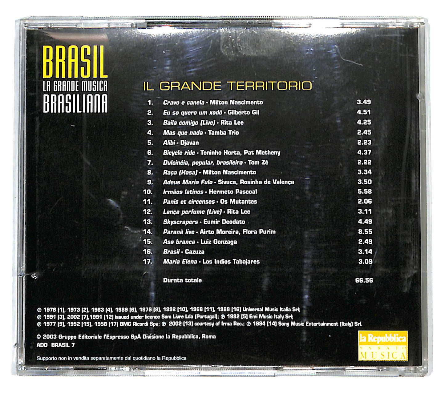 EBOND Various - Brasil - 7 Il Grande Territorio CD CB036318