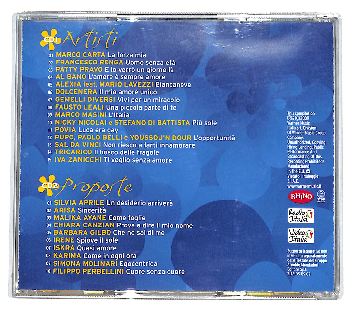 EBOND Various - Sanremo 2009 CD CB036337