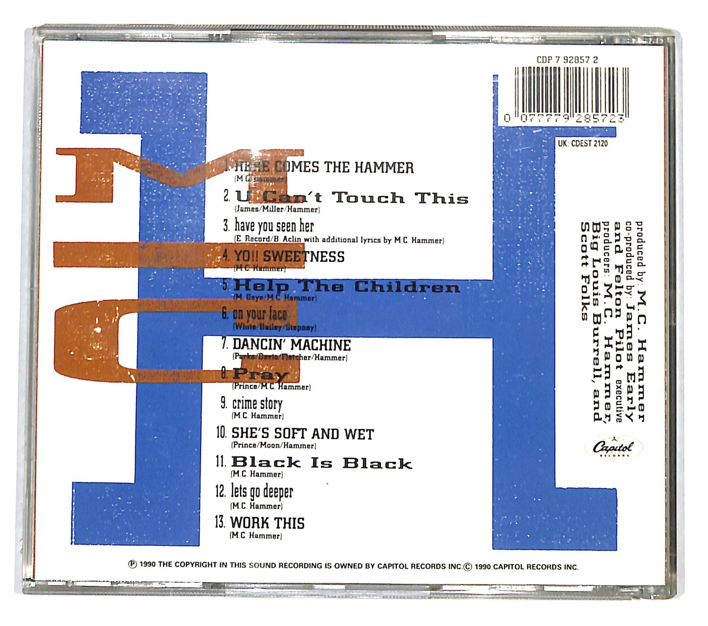 EBOND MC Hammer - Please Hammer Don't Hurt 'Em CD CB036359