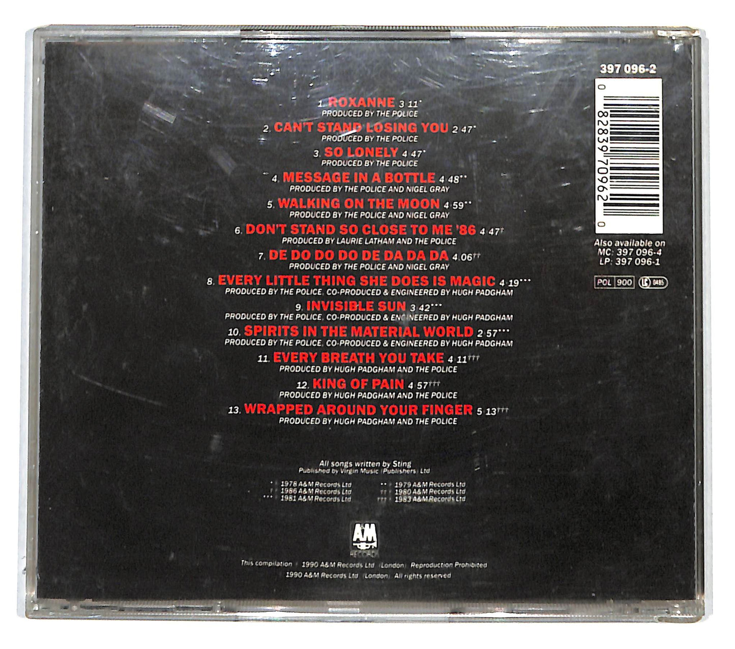 EBOND The Police - Their Greatest Hits CD CB036360