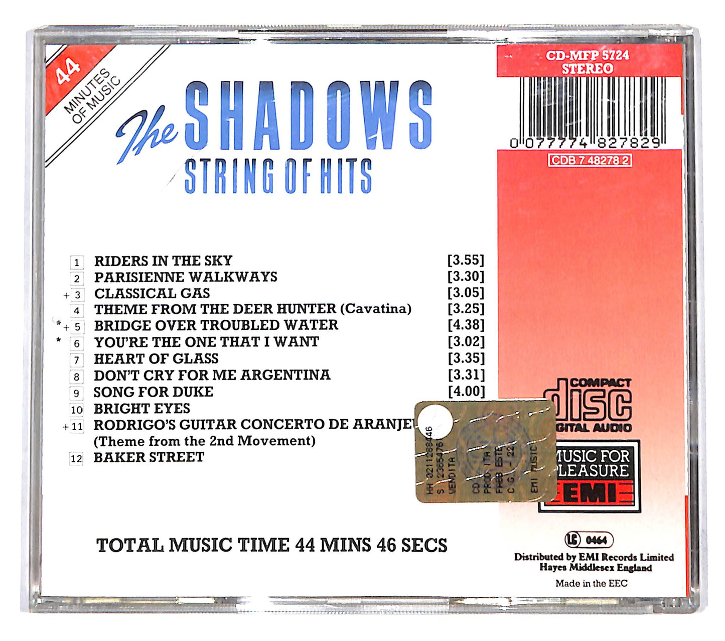 EBOND The Shadows - String Of Hits CD CB036601