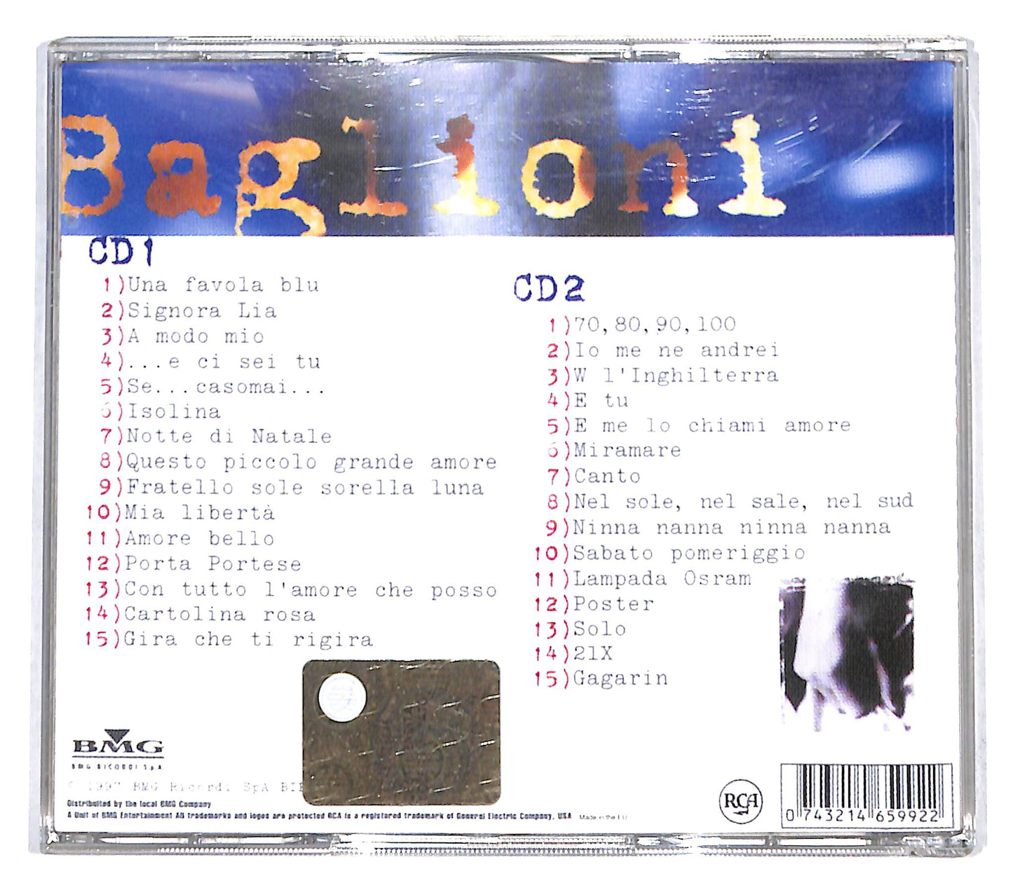 EBOND Baglioni - Gli Anni 70 CD CB036611