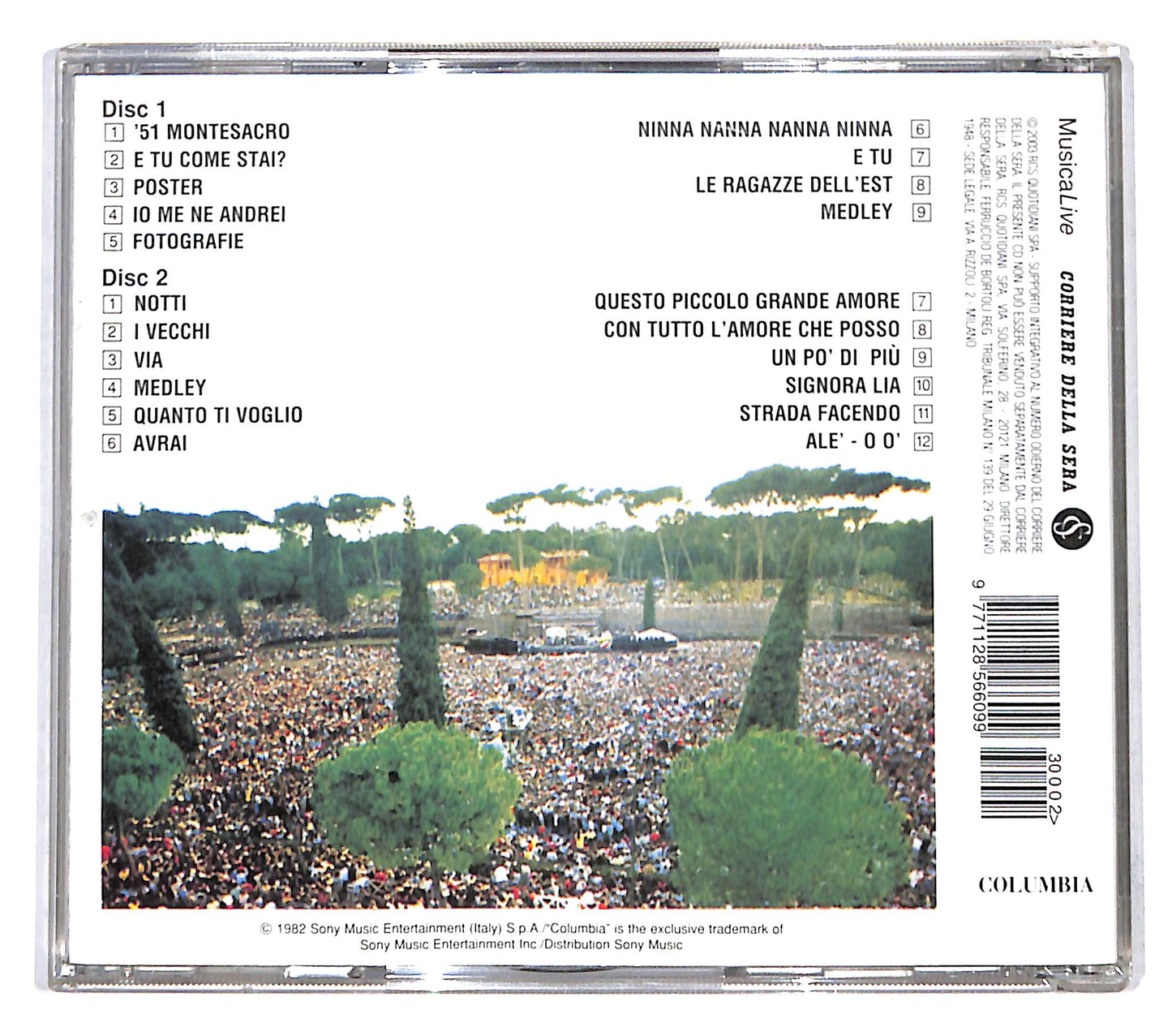 EBOND Claudio Baglioni - Ale - O O EDITORIALE CD CB036612