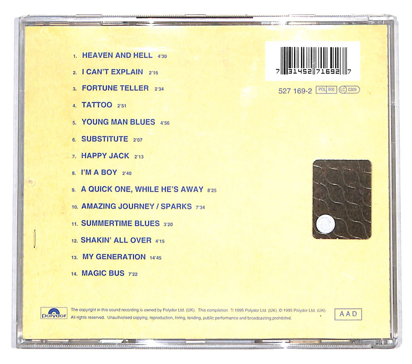 EBOND The Who - Live At Leeds CD CB036628