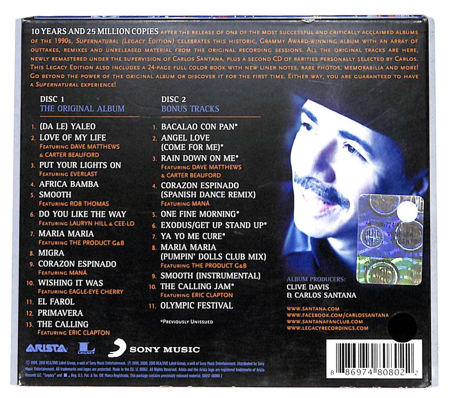 EBOND Santana - Supernatural DIGIPACK CD CB036637