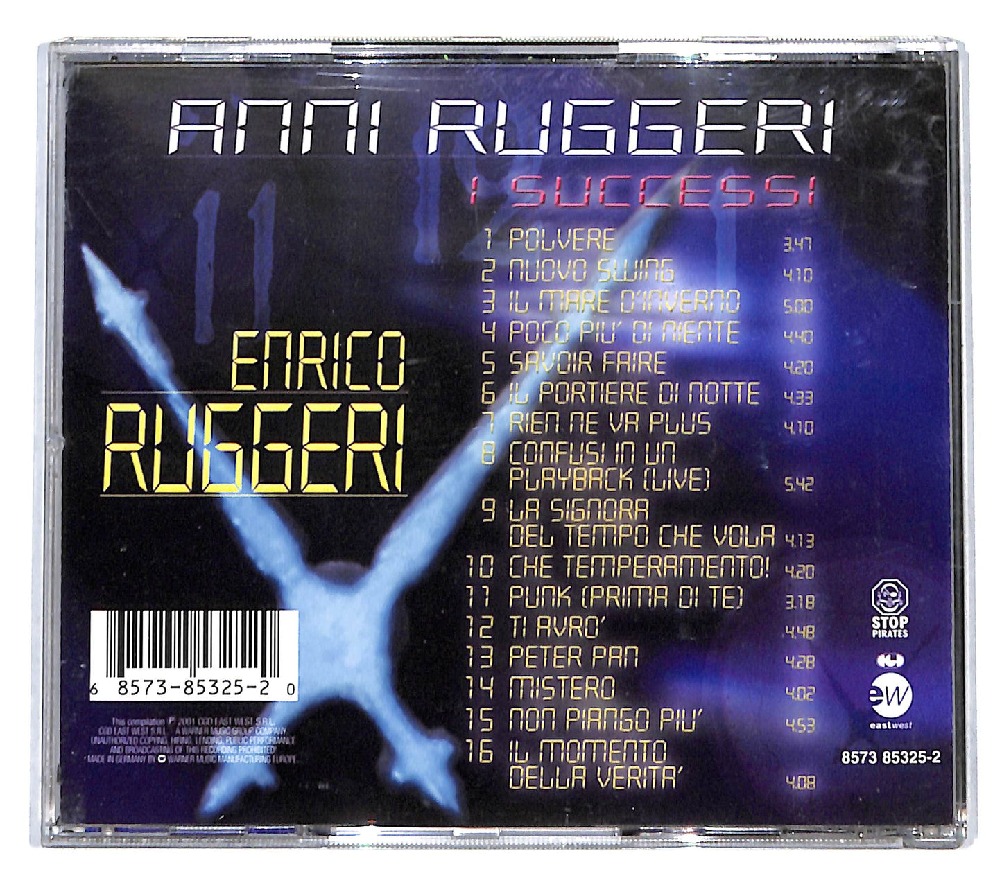 EBOND Enrico Ruggeri - Anni Ruggeri - I Successi CD CB036659
