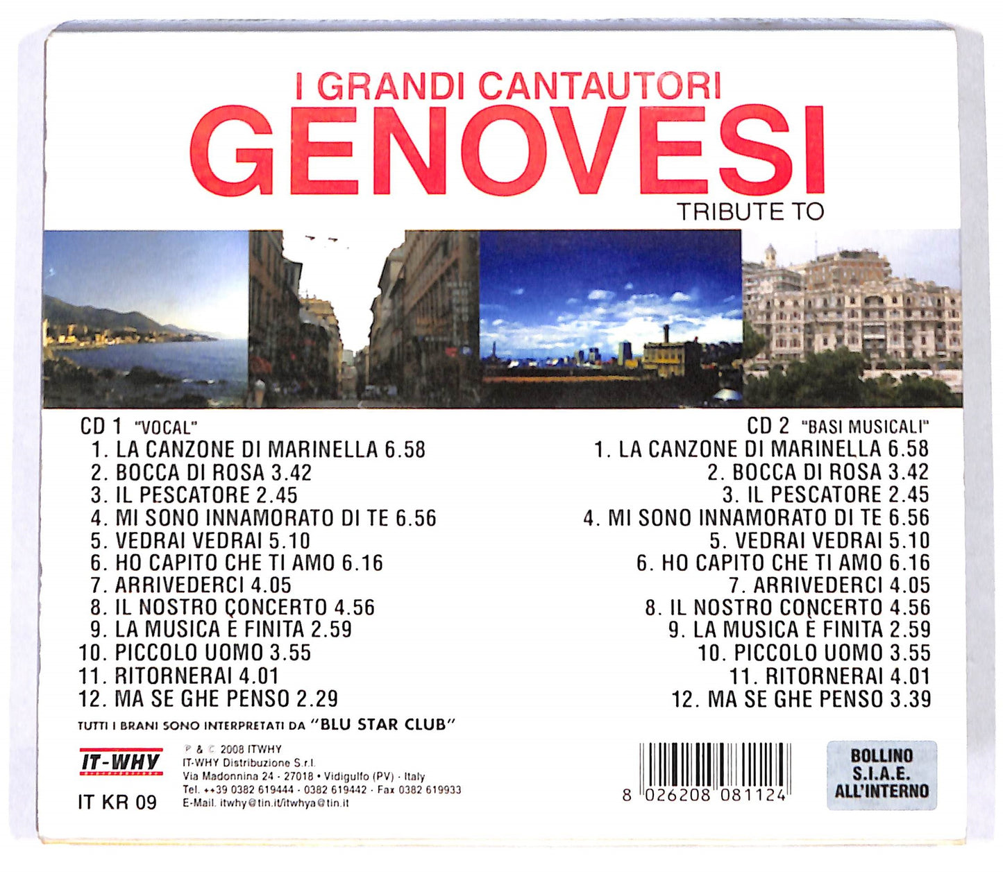 EBOND Various - I Grandi Cantautori Genovesi CD CB037115